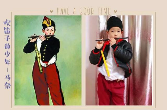 半岛晨报@这群小学生火了，对着名画开始模仿秀，网友笑抽：“太有才了！”