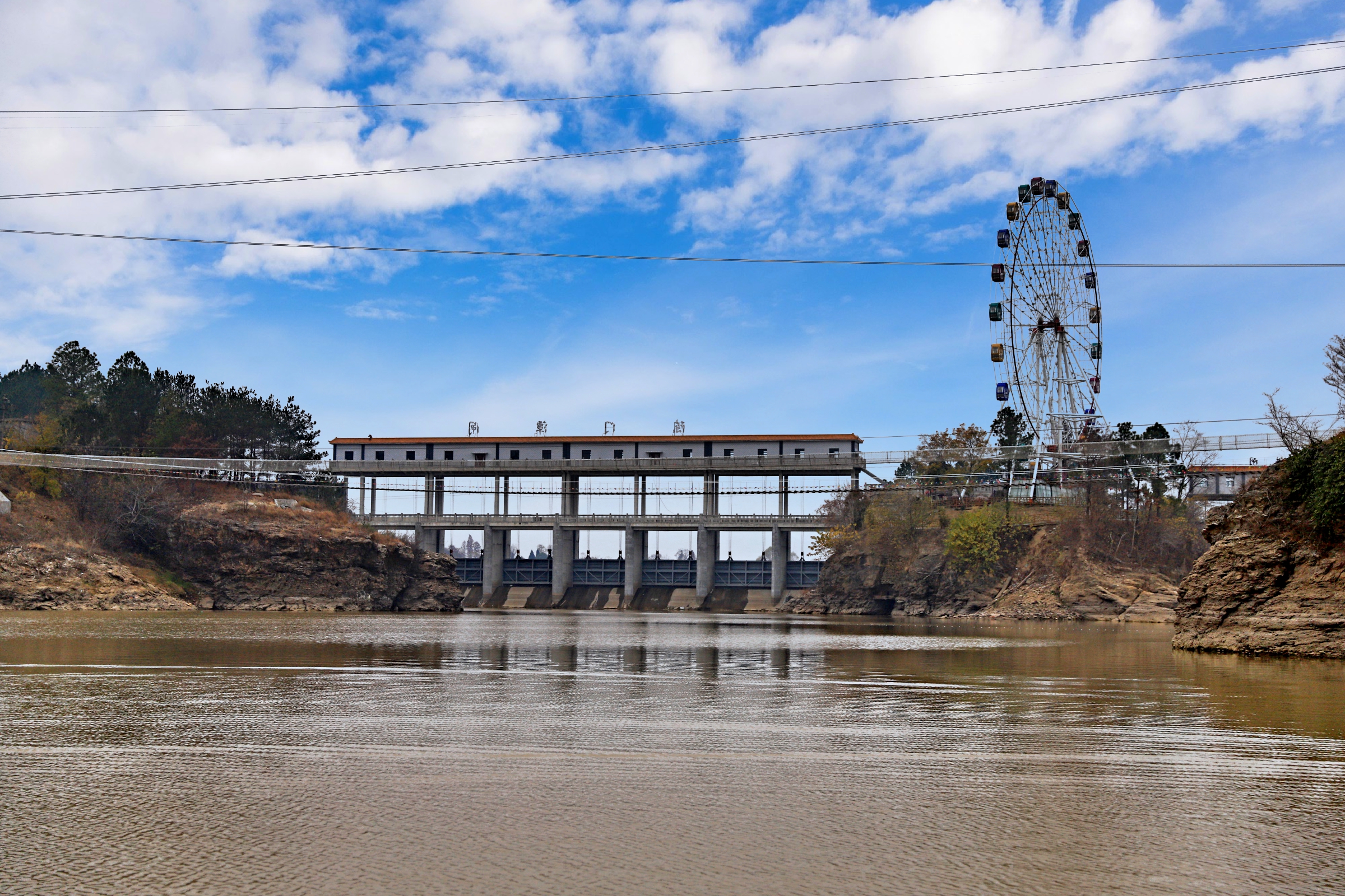 湖北黄陂木兰水镇:一镇两景,河东温柔乡,河西炮声隆