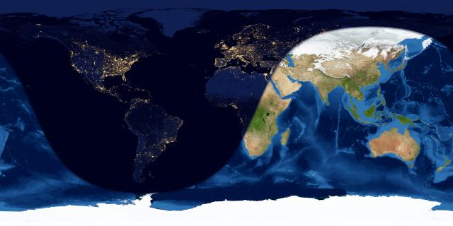 天文在线■准备好！冬至日明天到来，太阳将直射南回归线