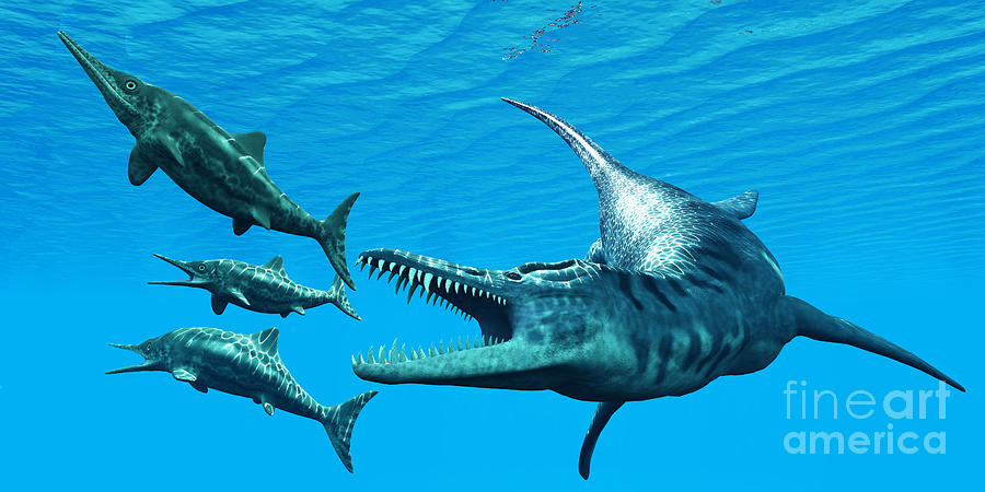 滑齿龙25米长的侏罗纪海怪