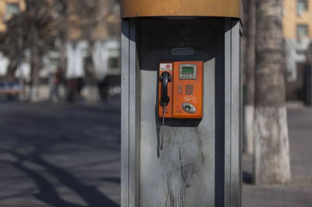 △电话亭已成摆设