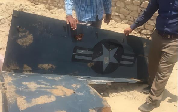 图为被伊朗击落的美国海军全球鹰无人机