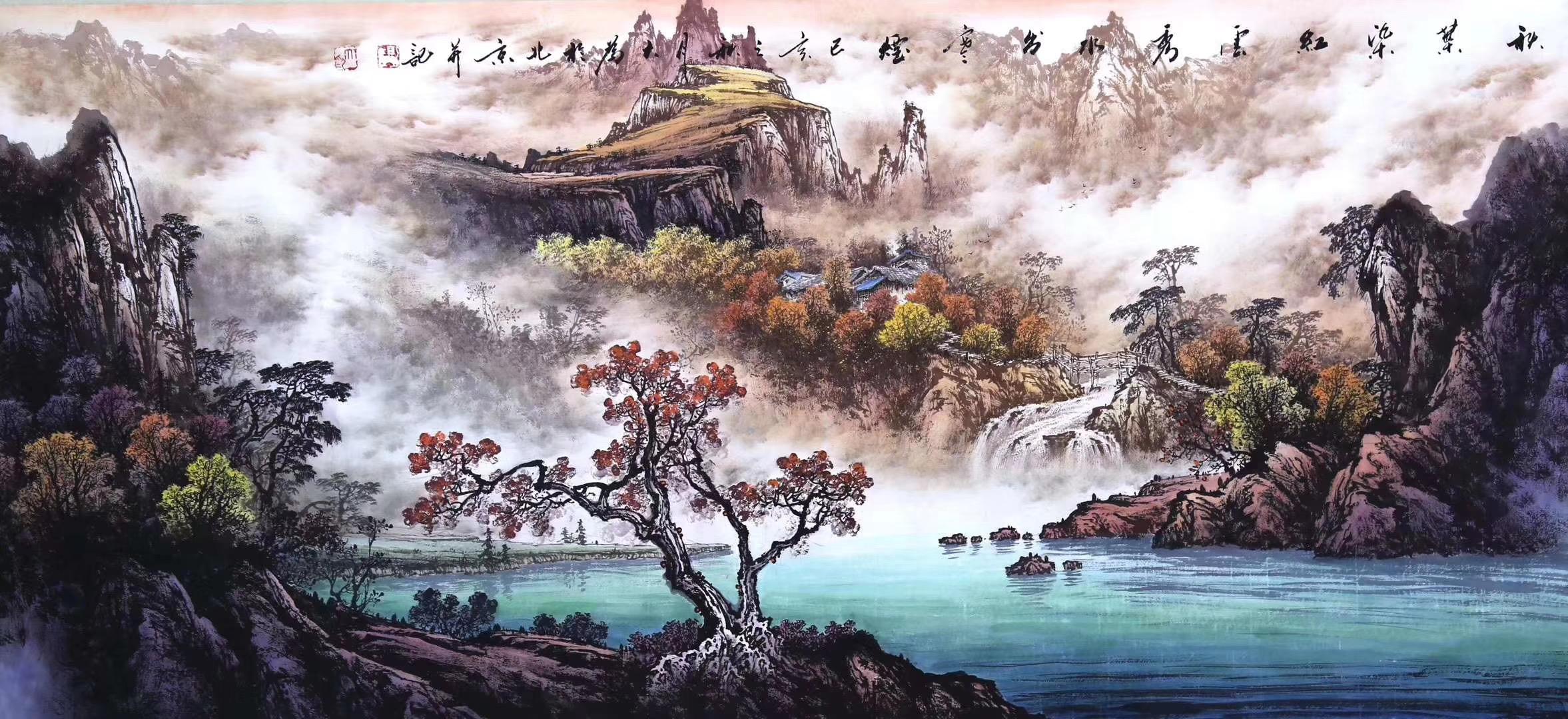 王大为作品欣赏解析国画为什么在国际艺术品市场上卖不上价