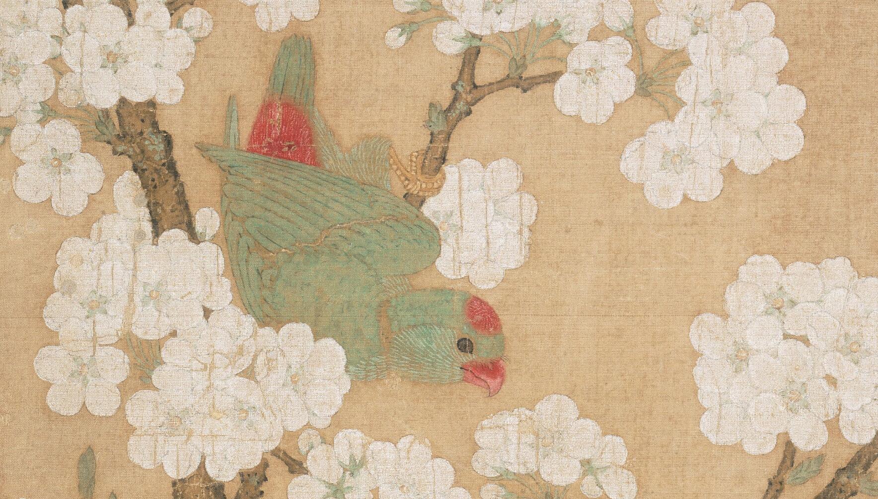 韵律优美,意境幽远,在宋画中体现"自然与艺术取得完美的平衡"