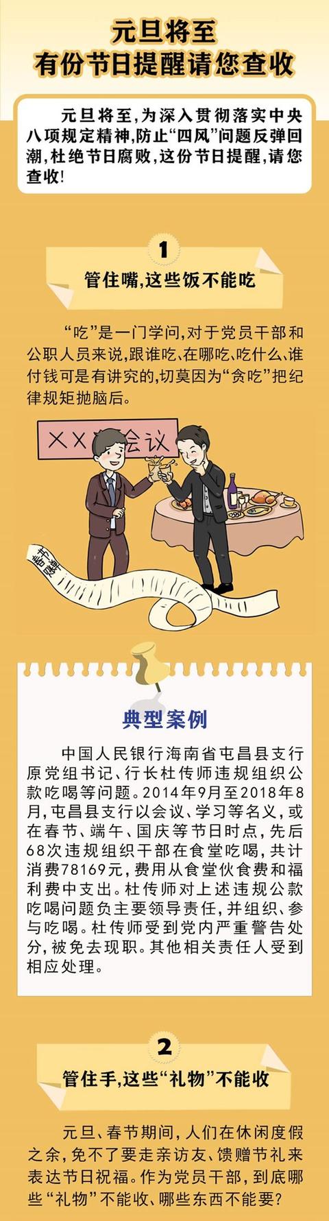 [七一网]元旦将至 中央纪委的这份节日提醒请查收