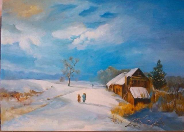 用我们的画笔给冬日添一抹色彩吧