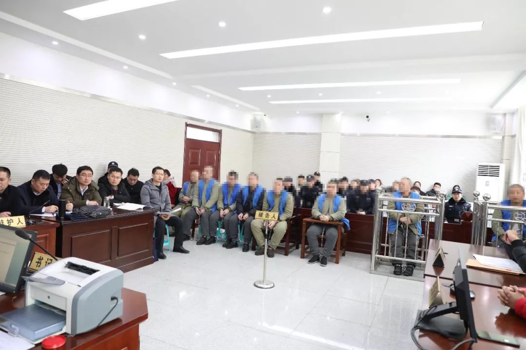 9人获刑兰陵法院公开宣判这个恶势力集团