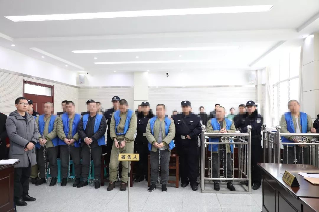 9人获刑兰陵法院公开宣判这个恶势力集团