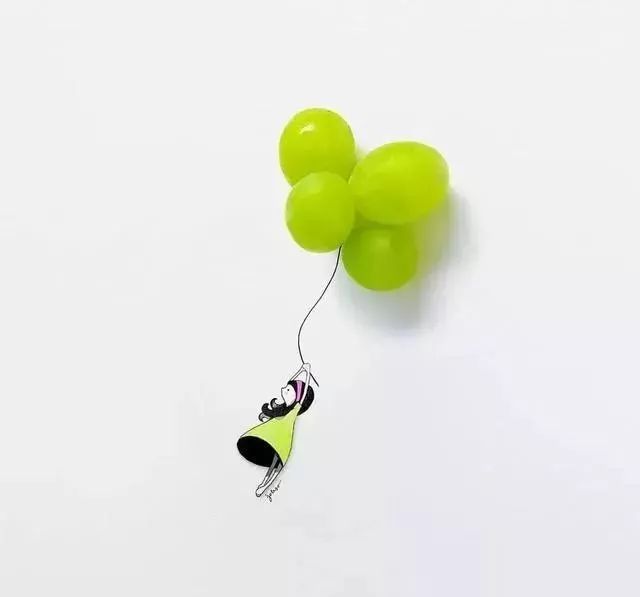 一组日常的趣味创意插画~脑洞能装下银河系!