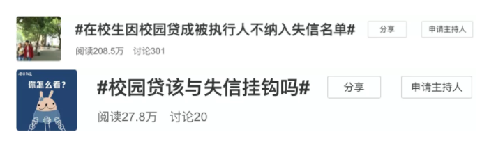 经济日报■在校生还不起“校园贷”算不算“老赖”？最高法的答案来了……