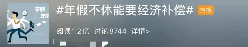 【经济日报】年假不休能要经济补偿吗？人社部官微发声：能！