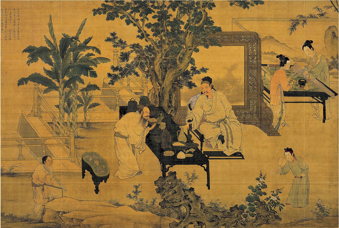 笔法精劲流畅,别具秀逸之态,明代民间绘画大师杜堇