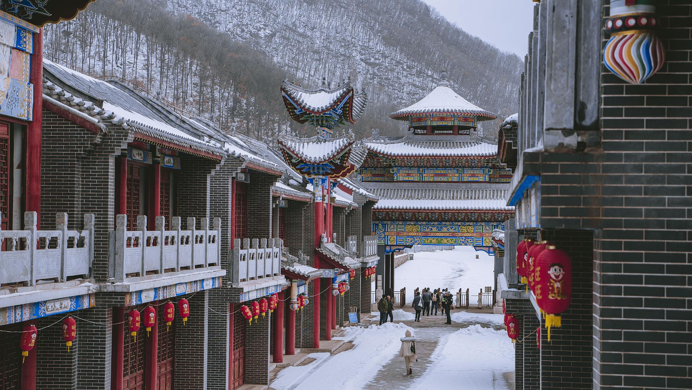 不用去故宫辽宁本溪铁刹山的雪景超美人还少