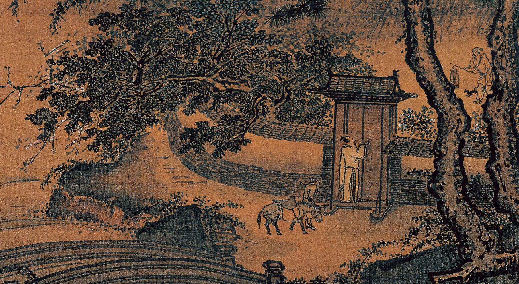 雄俊高爽,苍郁浑厚,用笔劲挺方硬,"浙派山水首席画师"戴进_人民号