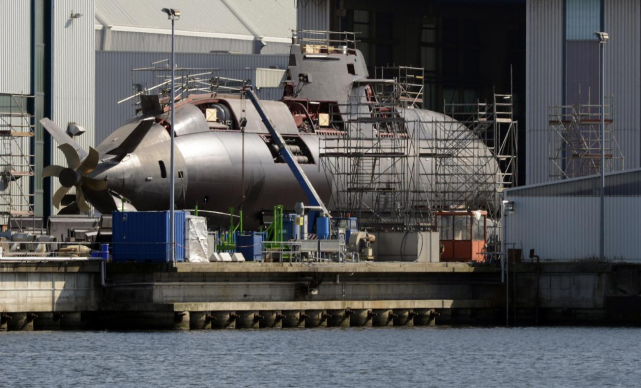 维护中的德国海军212A潜艇