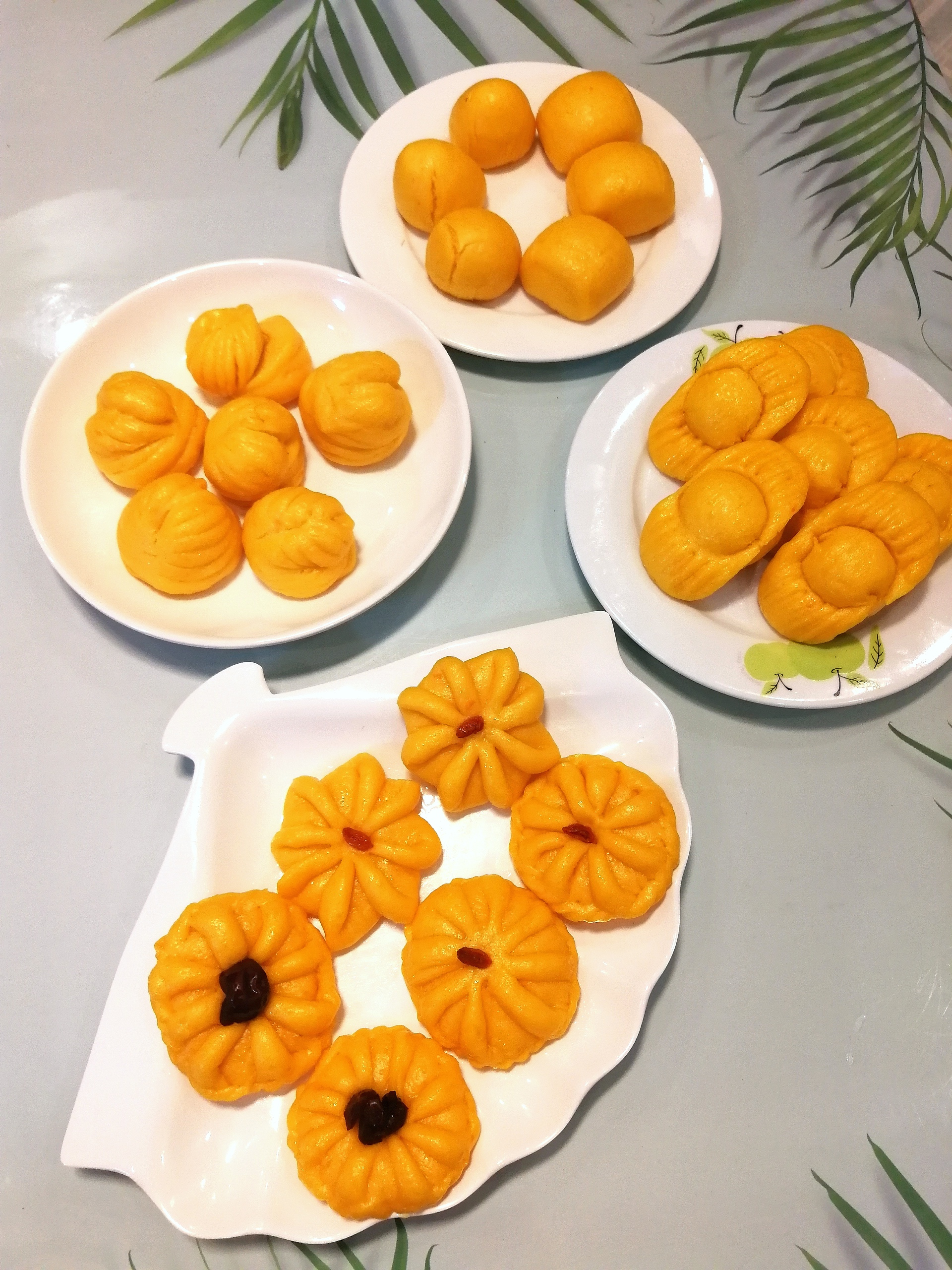 过年必备,南瓜花样馒头,好吃好看,寓意吉祥富贵,快做起来