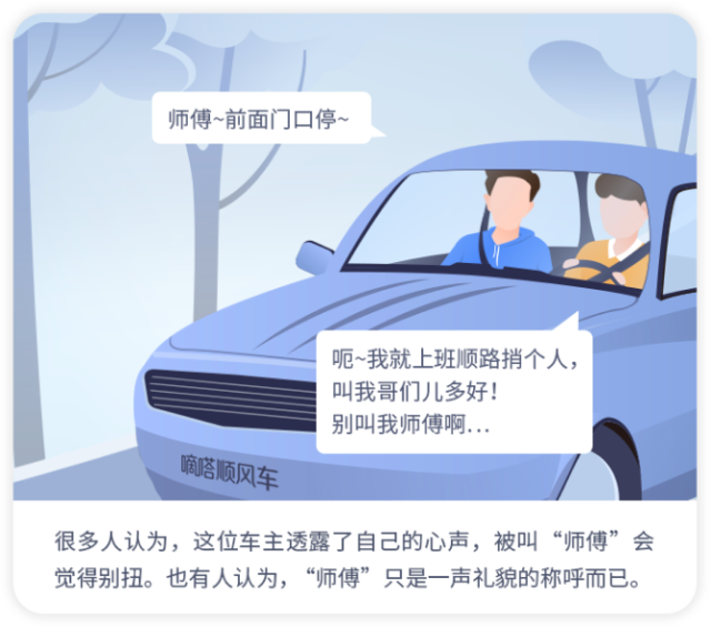 [红星新闻]顺风车主该怎么称呼？大数据告诉你，8成人不喜欢叫“师傅”