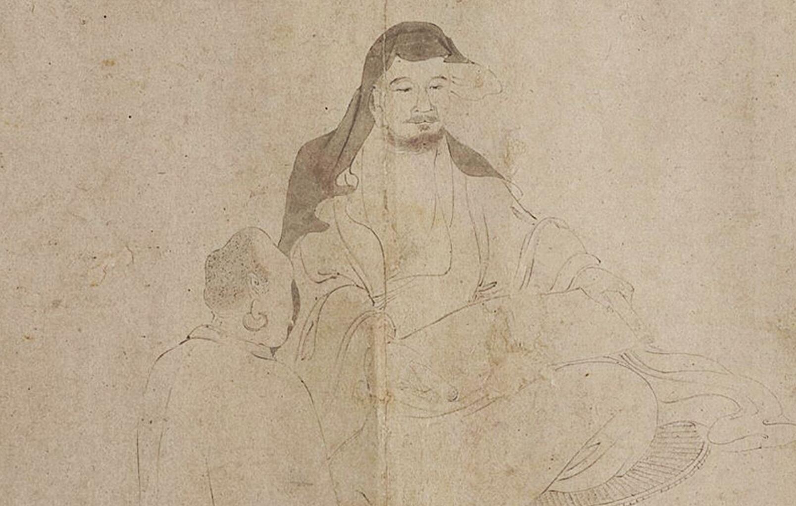 《十八罗汉图》局部