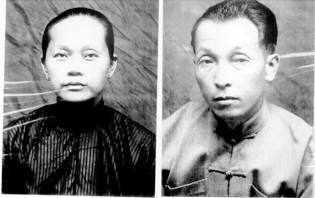 黄旭华珍藏的父母年轻时代的照片