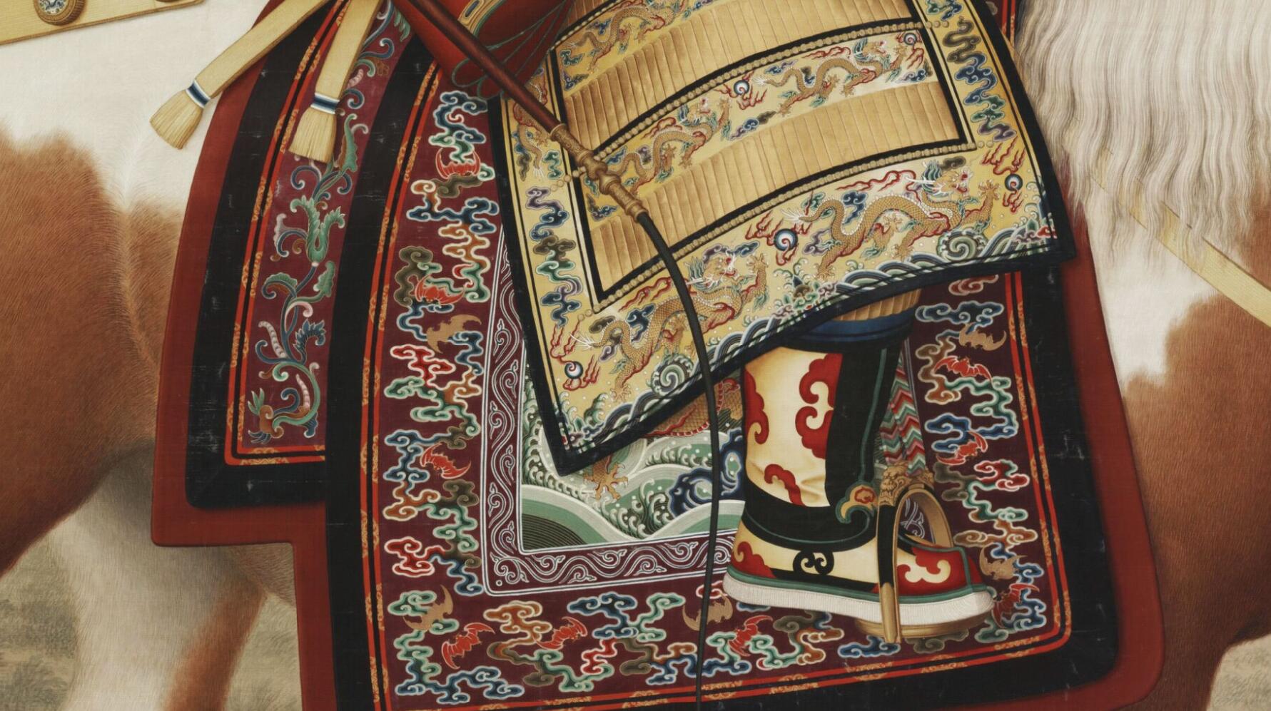 《乾隆皇帝大阅图》局部