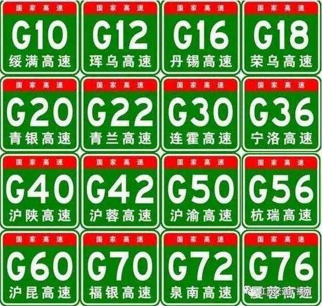 #生活报#高速上一直搞不懂的“字母”和“数字”，看这儿全部弄清楚
