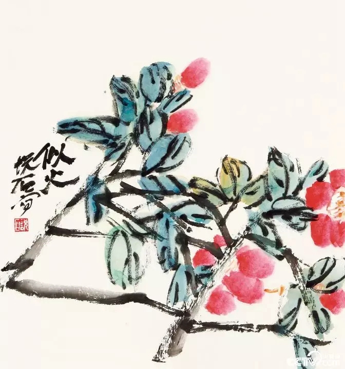 简括洗练吴悦石花鸟画欣赏