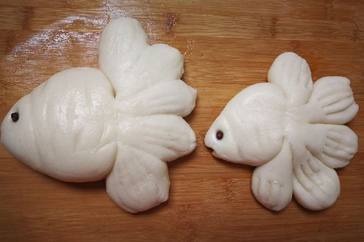 临近过年年年有余馒头学起来好看又好吃寓意好吃着香