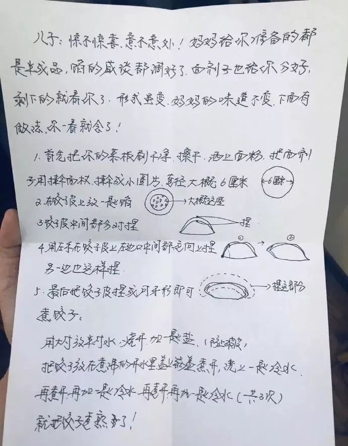 「辽宁卫视」听说儿子不能回家过年，硬核老妈直接把包饺子套餐邮到了学校！