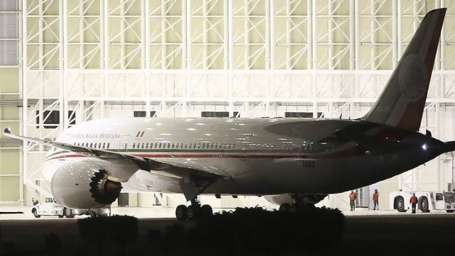 环球时报■墨西哥总统豪华专机赴美出售，一年多没人想要