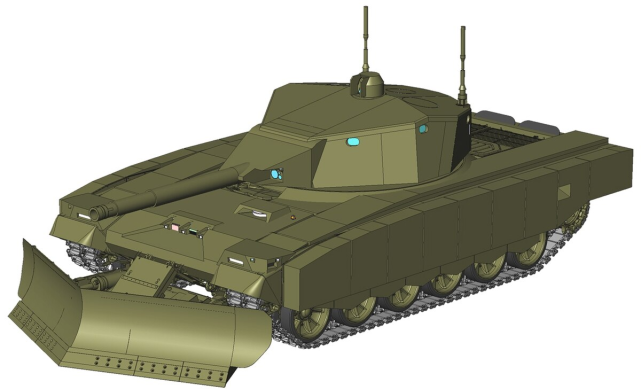“风暴”重型无人坦克