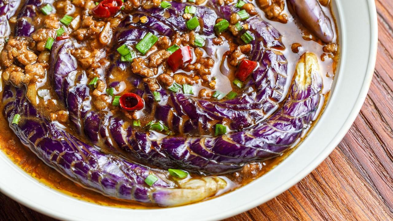 肉末茄子厉害烧法打个花刀入味又好看