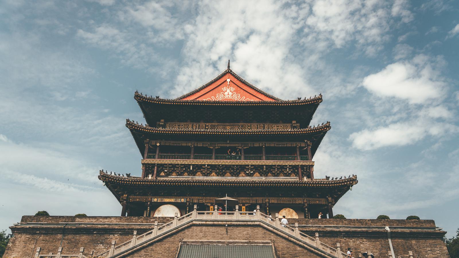 西安古城的象征两座遥相呼应的明代建筑不输当时的国都南京