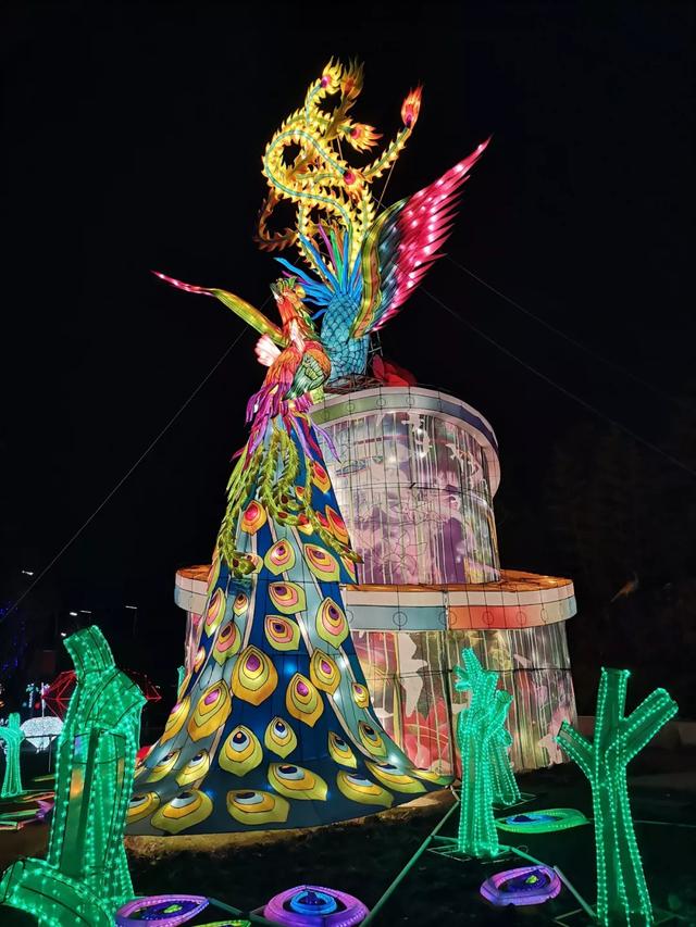 武汉园博园灯会暨汉口里庙会 亮灯开幕啦!