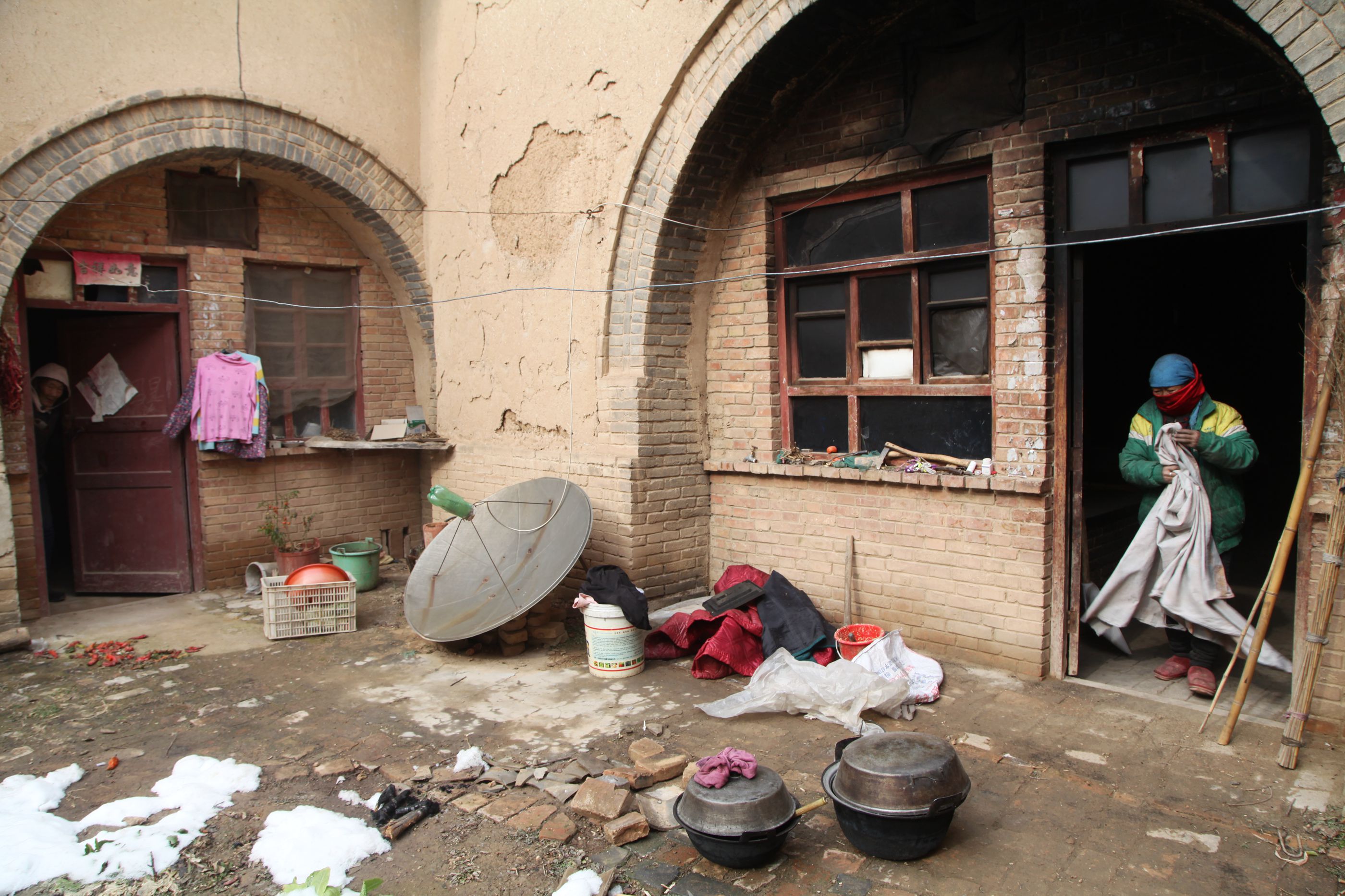 7旬农村老人30元建温室种青菜能吃1个春节看啥样