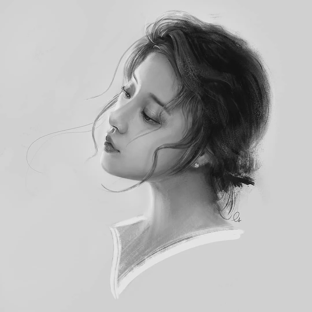 这两位画家笔下的女子,楚楚动人,被赞"最美画中人"