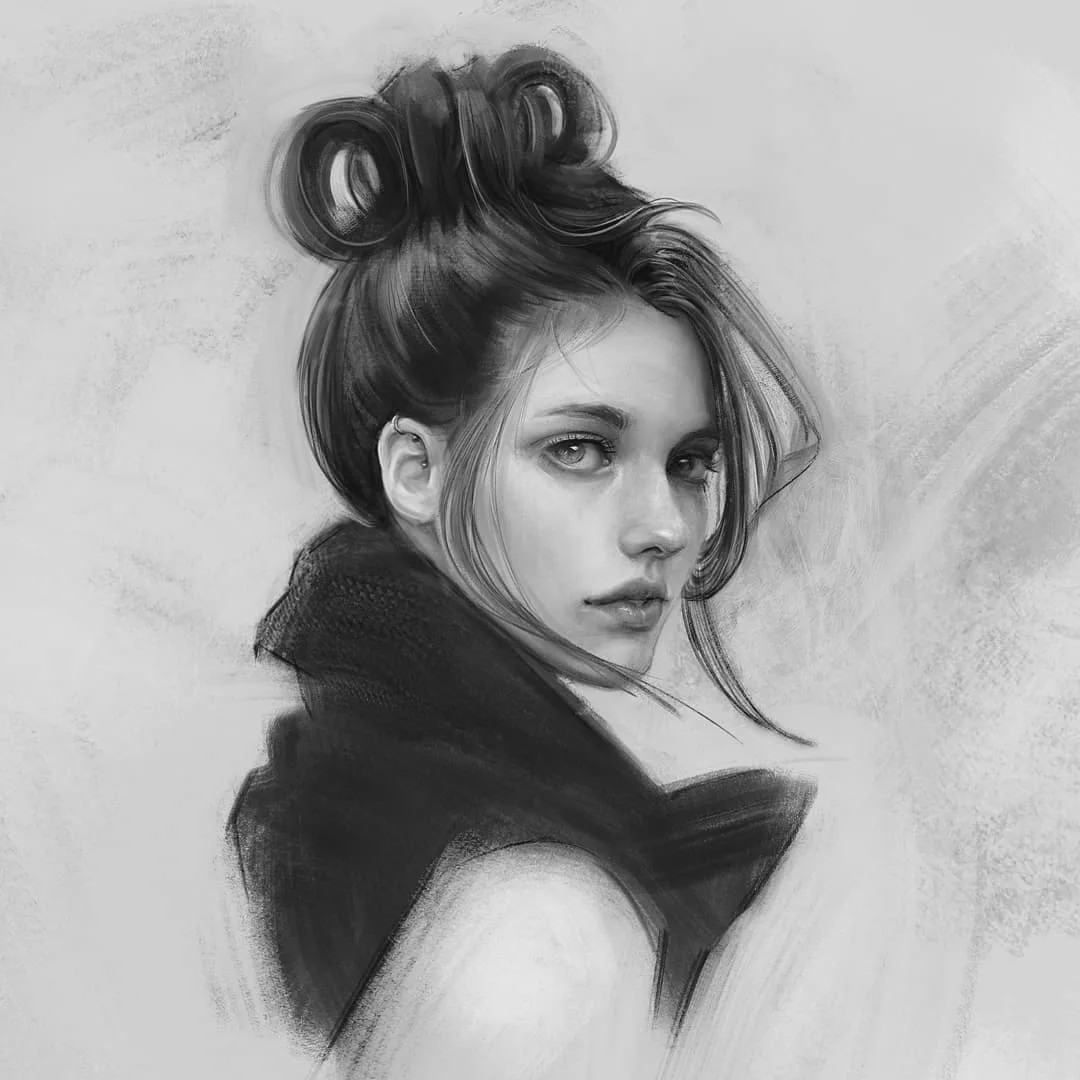 这两位画家笔下的女子,楚楚动人,被赞"最美画中人"