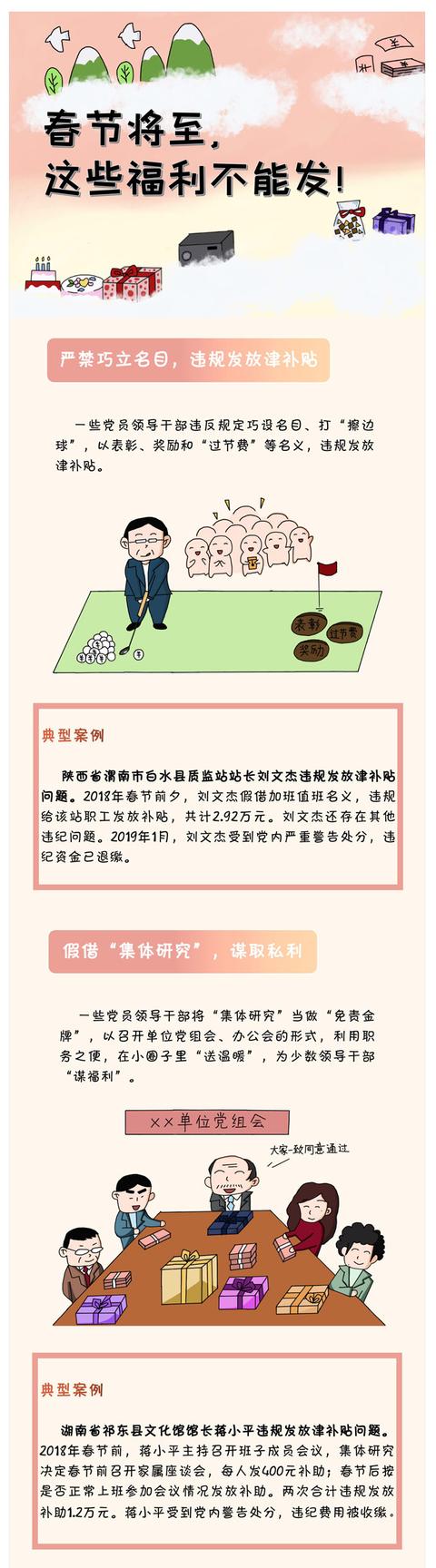 「中央纪委国家监委网站」以案为鉴｜春节将至，这些福利不能发！