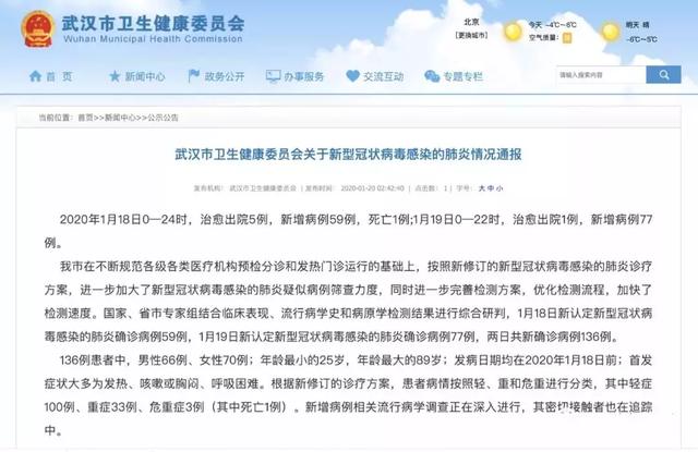 [Dou养道]武汉2天新增新型肺炎136例，北京2例深圳1例，我们应如何预防？