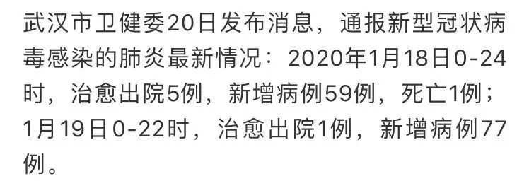 [渭南青年网]武汉市卫健委：新型冠状病毒感染肺炎病例两天新增136例！北京确诊两例！广东确诊一例！