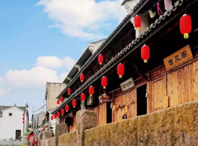 探村浙江新昌梅渚古村临水人家老街台门依昔美好