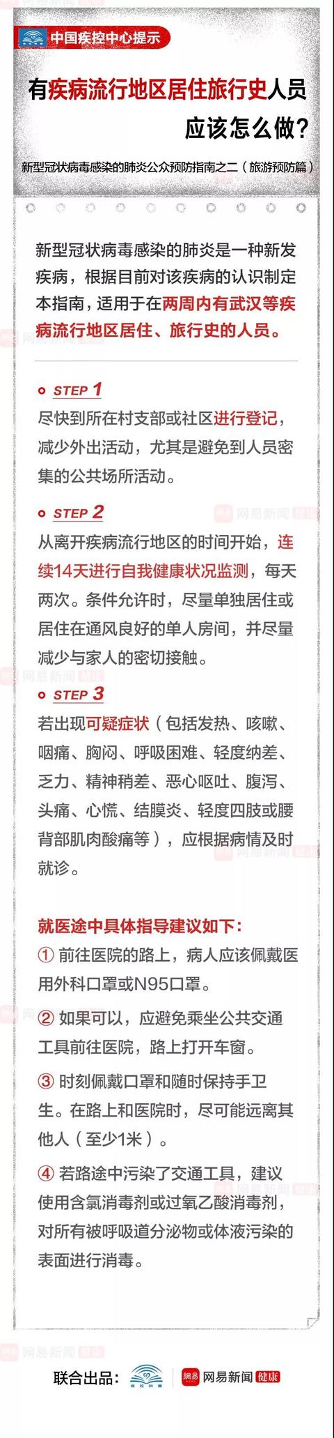「株洲法制民生频道」中国疾控中心提示：有疾病流行地区居住旅行史人员该怎么做？（旅游预防篇）