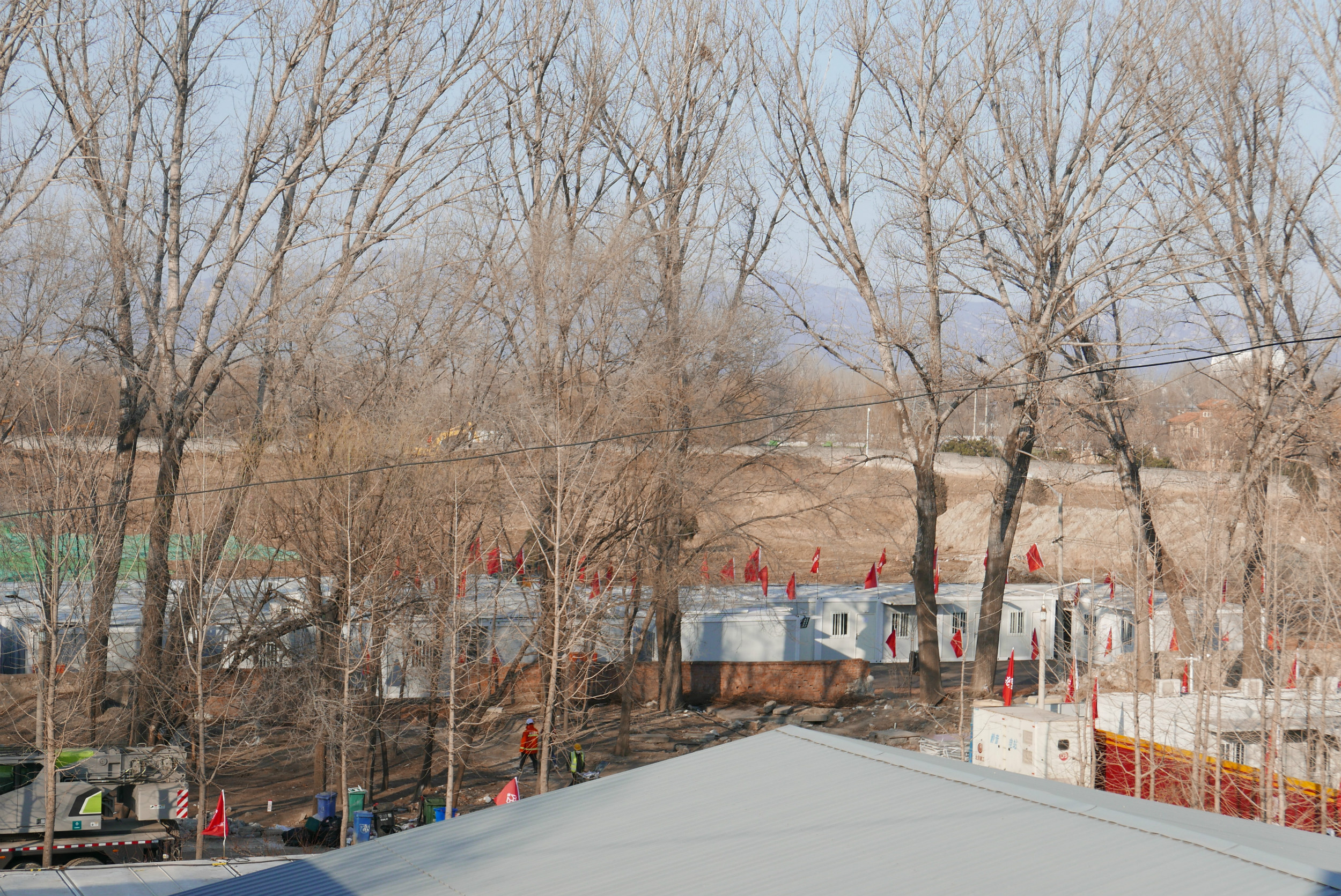 [环球时报]北京昌平小汤山医院开始重建工程 数百名工人入驻施工