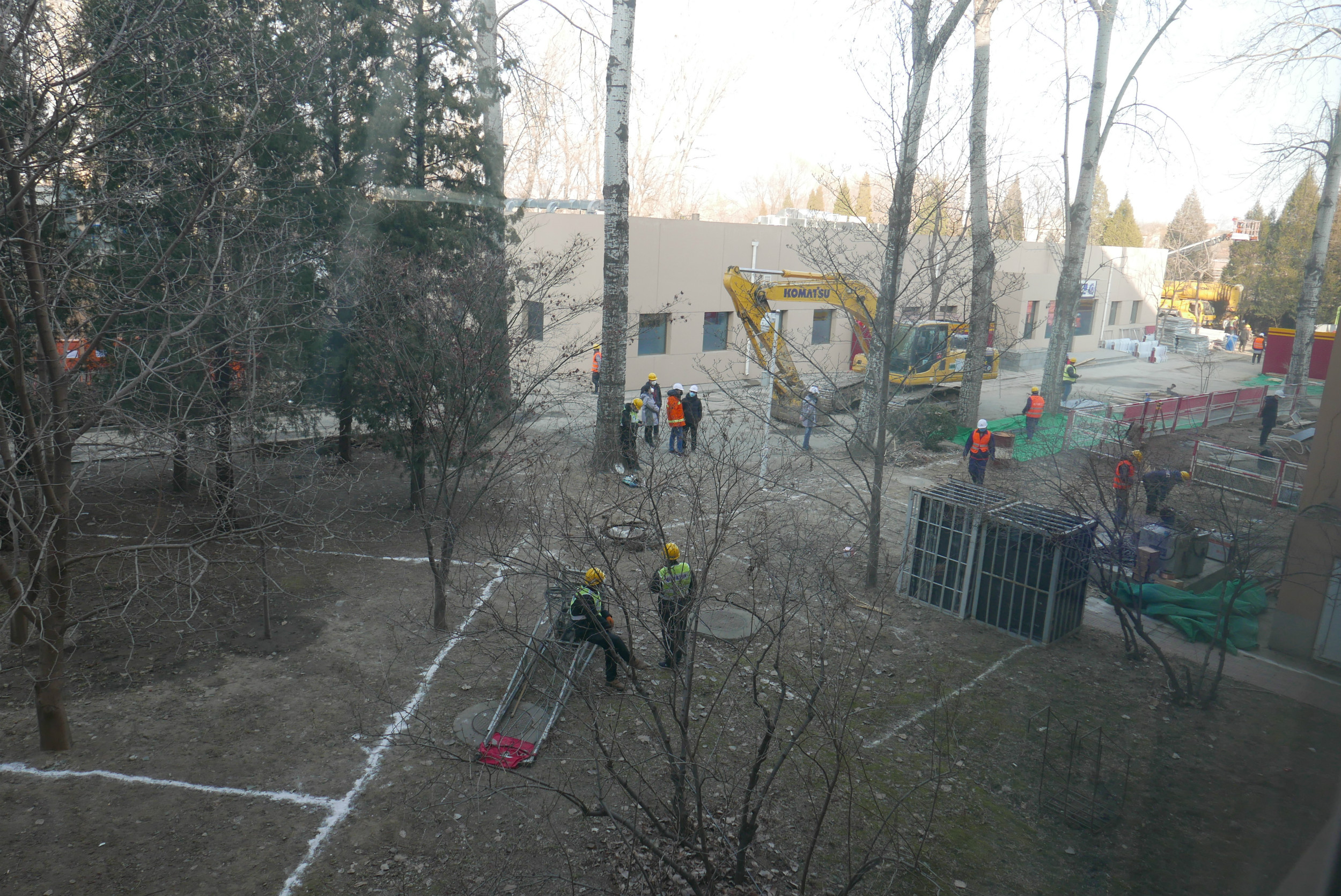 [环球时报]北京昌平小汤山医院开始重建工程 数百名工人入驻施工