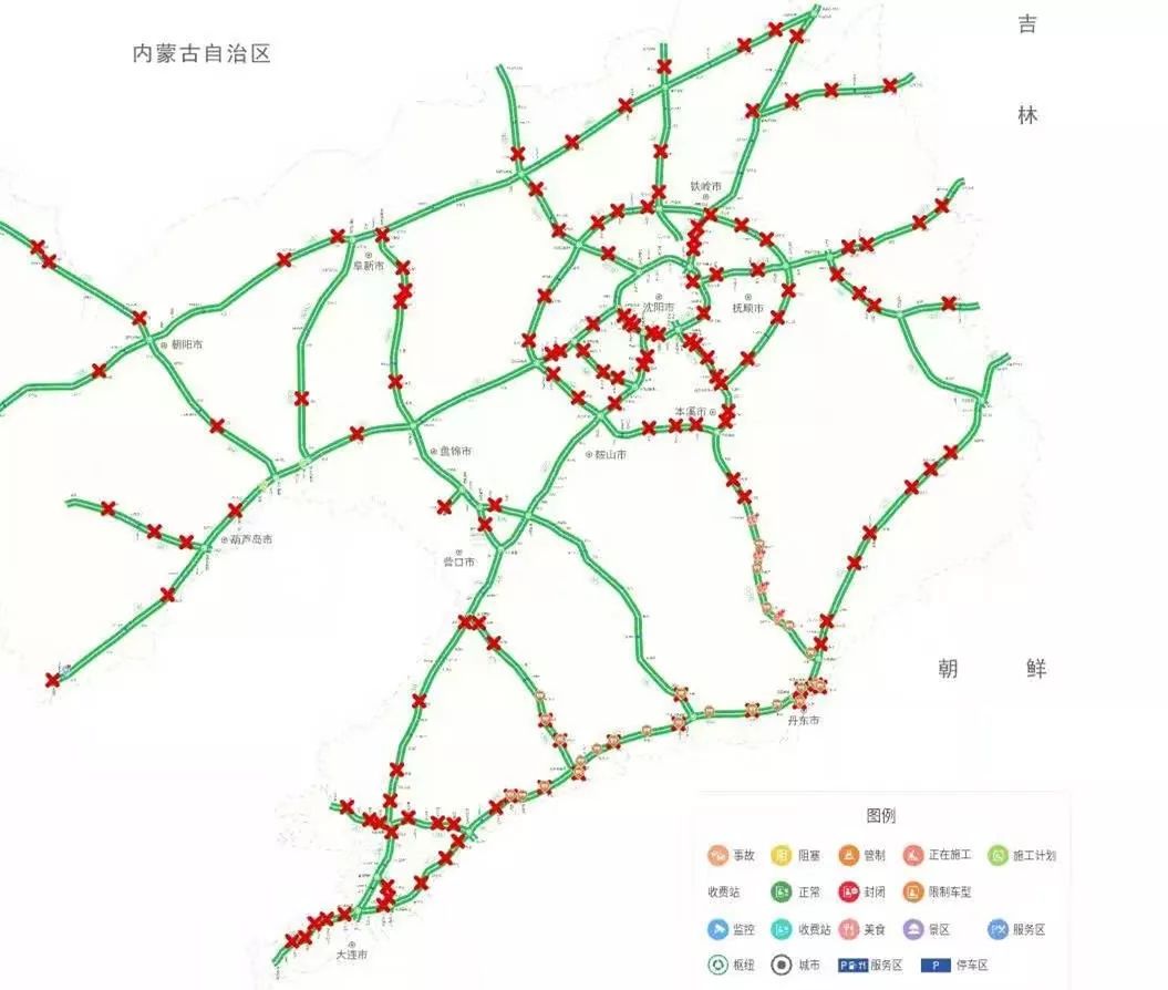 辽宁正在建高速规划图图片