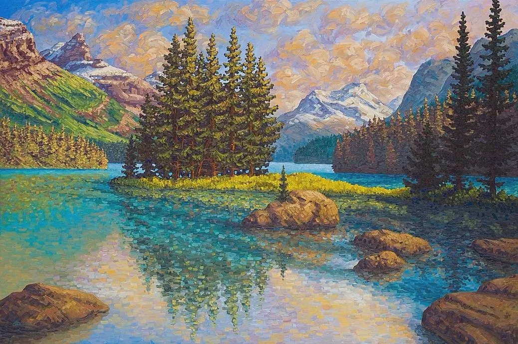 令人沉醉唯美壮丽的印象派风景油画