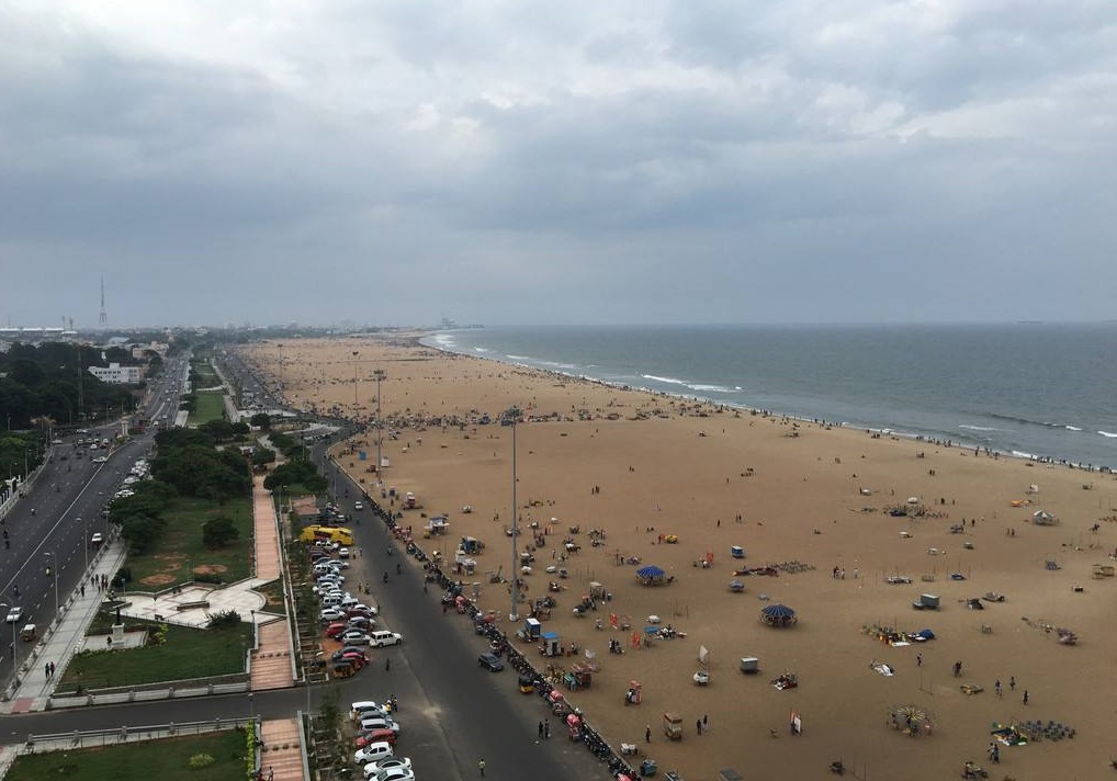 印度金奈玛丽娜海滩