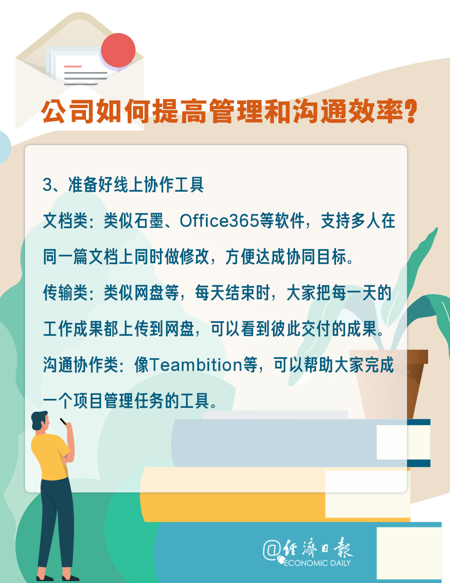 「经济日报」在家远程办公指南来啦！有用转发~