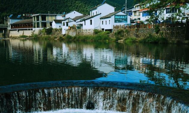 探村宁波余姚中村古村山水画卷桃源人家时光慢