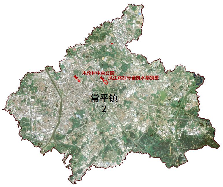 常平镇村分布地图图片