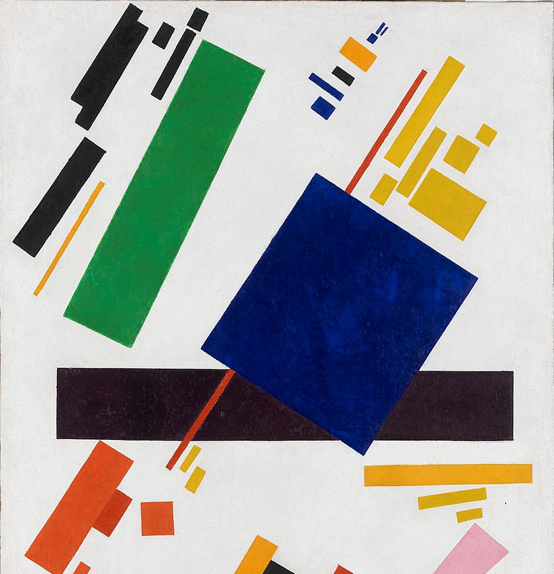 (马列维奇《至上主义的构成》)